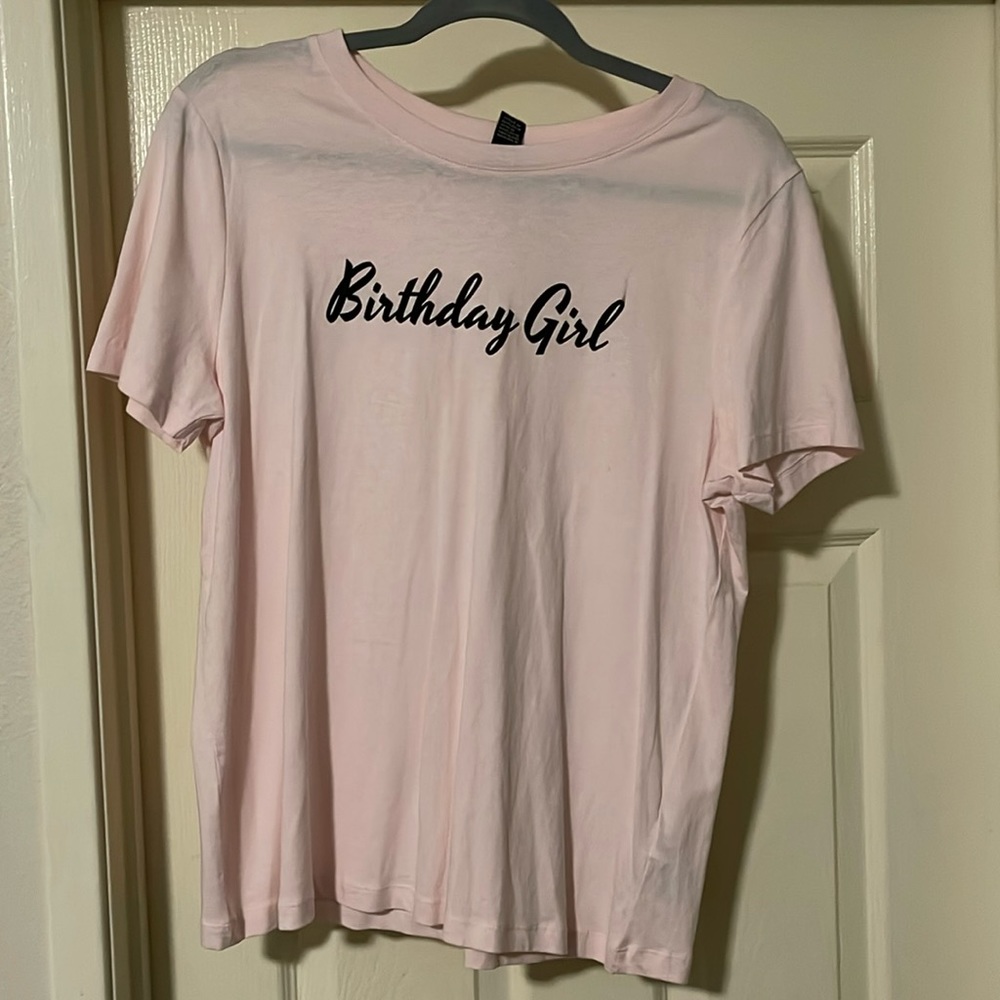 Pink “Birthday Girl” T-Shirt